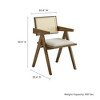 Modway  Thera Dining Armchairs Set of 2 in Weathered Oak Stone - 3 of 4