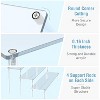 Acrylic Display Risers, 3 Tier Perfume Organizer Stand, Clear Cupcake Stand Holder, Large Shelf Risers - 3 of 4