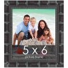 PosterPalooza | 5x6 Wide Bamboo Picture Frame, UV Acrylic, 4 Finishes - Brown, Black, Silver, and Natural - 2 of 4