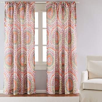Mirage Lined Curtain Panel with Rod Pocket - Levtex Home