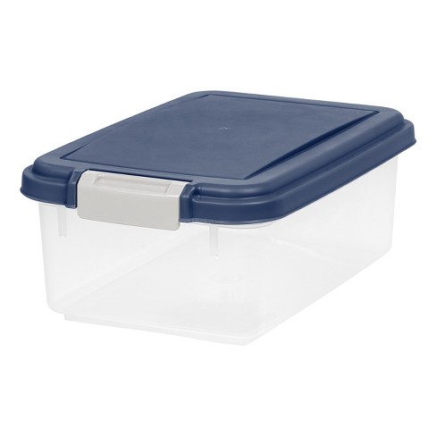 Iris Usa Airtight Pet Food Container With Casters, Navy : Target