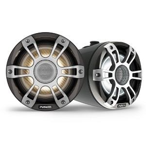 Fusion SG-FLT653SPB Signature Series 3i 6.5" 230-watt CRGBW Sports Marine Wake Tower Speakers (Pair) - Black - 1 of 4