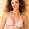 Women's Bow Trim Medium Coverage Triangle Bikini Top - Wild Fable™ - 3 of 4