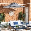 Iris Fashion Line 9Ft Double Top Umbrella - PAT8204 - Safavieh - 3 of 4