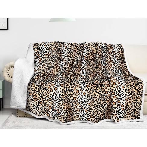 Soft cheetah print online blanket