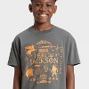 Boys' Percy Jackson Oversized Short Sleeve Graphic T-Shirt - Gray - 2 of 4