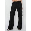 Women's Wide Leg Linen Cargo Pants - RISEN - 2 of 3