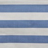 Design Imports Set of 2 Rectangle XL 12.5 x 17.5 x 10.5 Pe Coated Cotton Poly Laundry Bins Stripe French Blue: Cloth Basket, 2 Handles, All Ages - 4 of 4