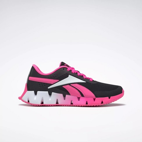 Reebok Zig Dynamica 2 Shoes - Grade School Performance Sneakers Core Black Atomic Pink / Black-white : Target
