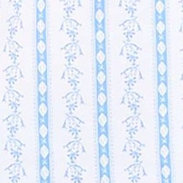 White/Blue Striped