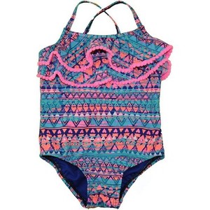 KIKO & MAX Infant/Toddler and Little Girl's One Piece Swimsuit Bathing Suits - 1 of 2