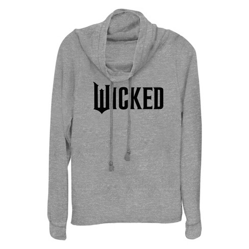Junior s Wicked Official Logo Cowl Neck Sweatshirt Target