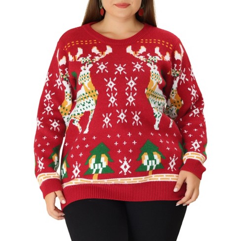 Target plus size sweaters deals