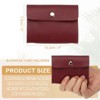Unique Bargains Leather Slim ID Card Business Card Holder Wallets with 24 Slots 4" x 3" - 2 of 4