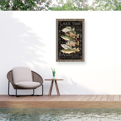 "Wilderness Lodge 23" Outdoor Canvas