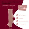 SERISIMPLE Women Viscose Bamboo Womens Crew Socks Dress Chic Colorblock Striped Design Socks 3 Pairs - 2 of 4