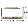 Vanderbilt University School Logo Full Size Standard License Plate Metal Frame - 4 of 4