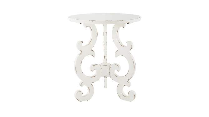 Christos Transitional End Table White - Powell, 2 of 10, play video