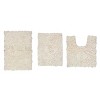 Bell Flower Collection Cotton Floral Pattern Tufted Bath Rug Set Pack of 3 - Home Weavers - 2 of 4