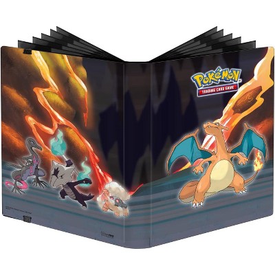 Ultra PRO - Gallery Series: Scorching Summit 9-Pocket PRO-Binder for Pokémon ft. Charizard, Salazzle, Torkoal, & Alolan Marowak, Protect & Store