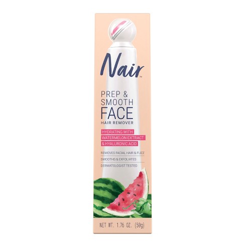 Nair Prep Smooth Face Hair Remover, Watermelon Extract And Hyaluronic Acid  - 1.76 Oz : Target