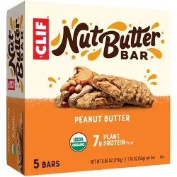 CLIF Nut Butter Bar - Peanut Butter Energy Bars - 8.8oz/5ct