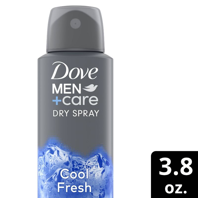 Dove Men+Care 72-Hour Antiperspirant &#38; Deodorant Dry Spray - Cool Fresh - 3.8oz, 1 of 9