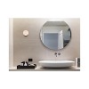 Elegant Lighting Mimi six inch dual flush mount and bath sconce in black with frosted glass - 2 of 4