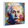 Stupell Industries Abstract Albert Einstein Portrait, 12" x 12" - 3 of 4