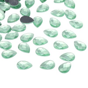 Unique Bargains Glass Horse Eye DIY Jewelry Craft Teardrop Gems 50 Pcs - 1 of 4