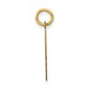 Black Bow Jewelry 14k Yellow Gold, Athletic Collection, Small Polished Number 58 Pendant - 2 of 4