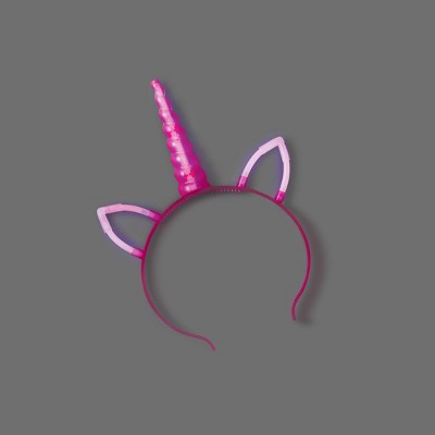 Unicorn Glow Halloween Headband - Hyde and EEK! Boutique™: Pink, Ages 5+
