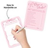 Big Dot of Happiness Tying the Knot Bridal Shower 2-in-1 Game Cards, Guess the Dress or Pink Bow Bachelorette Activity Duo Games - Set of 20 Cards - 3 of 4