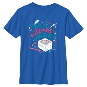 Boys Harry Potter Yer A Wizard Cake T Shirt - 1 of 4