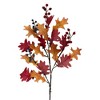 Northlight Lighted Berries and Leaves Fall Harvest Spray - 29" - Warm White - image 3 of 4