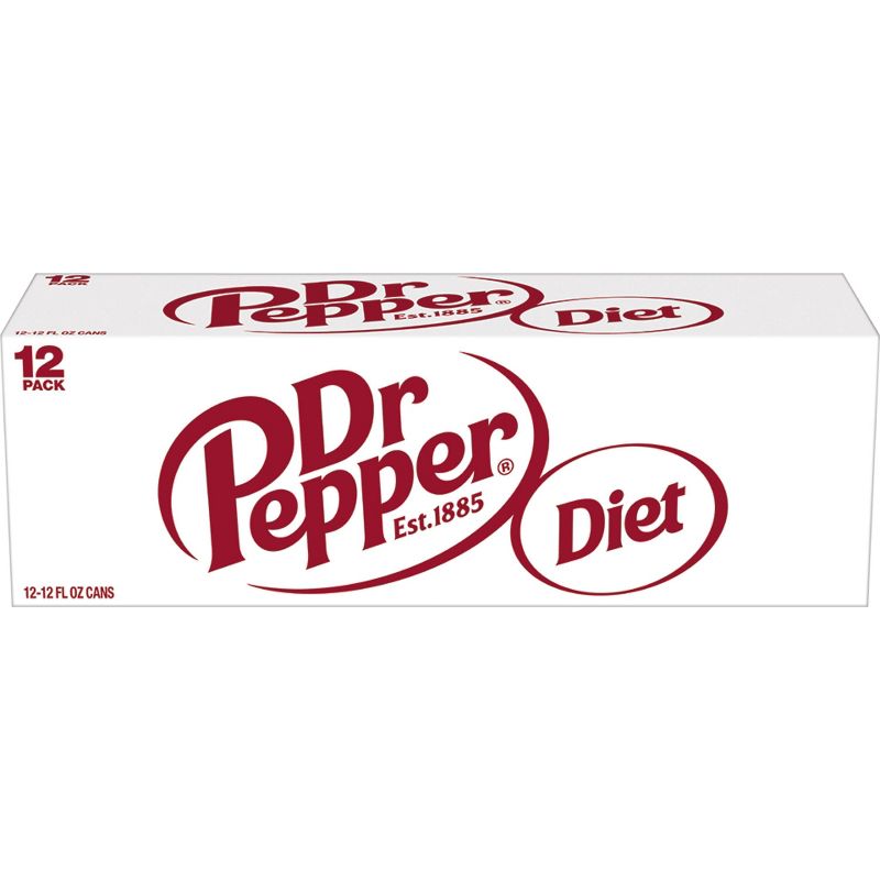 Diet Dr Pepper Soda - 12pk/12 fl oz Cans, 2 of 8