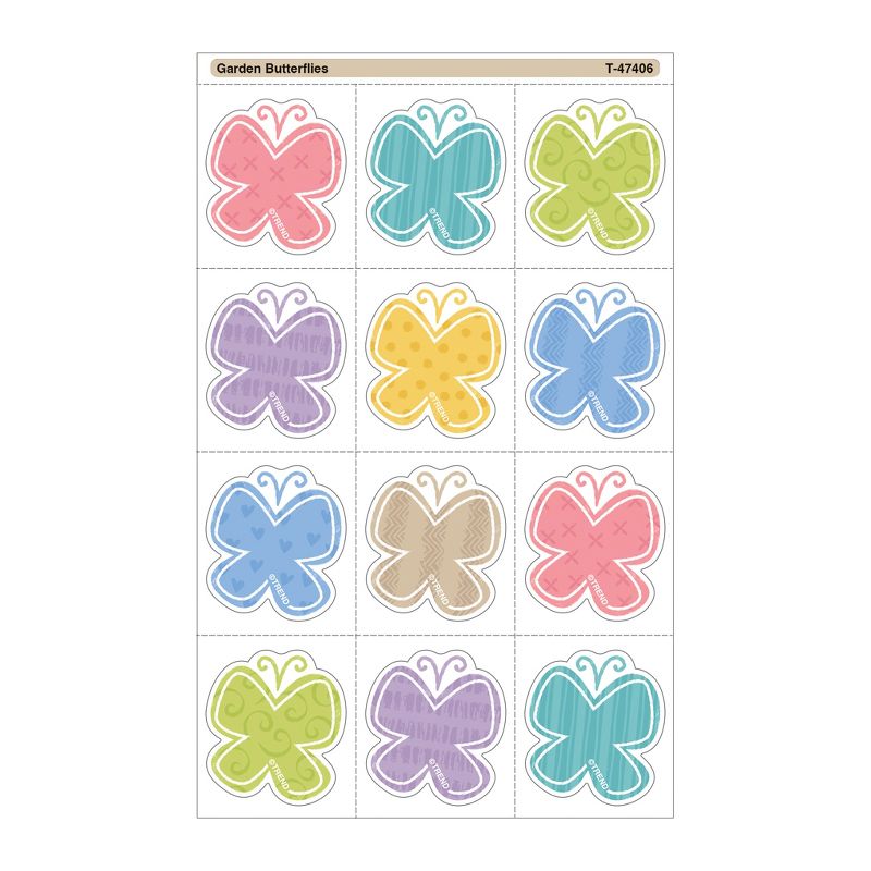 TREND Garden Butterflies Tear & Share Stickers®, 60 Per Pack, 6 Packs, 3 of 5