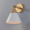 Mitzi Mica 1 - Light Sconce in  Aged Brass - 3 of 4