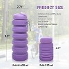 MaseiKar Collapsible Travel Water Bottle Reusable Silicone Water Bottles FDA Authentication BPA Free 20oz - 2 of 4