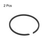 Unique Bargains Durable High Tensile Piston Ring Set 2 Pcs - 3 of 4