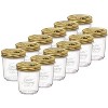 Bormioli Rocco Quattro Stagioni Set of 12 Clear Airtight Mason Jars, Made from Food Safe Durable Glass, Made in Italy - 2 of 4
