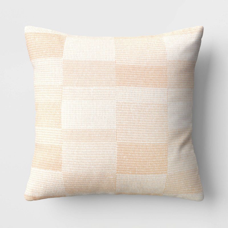 Oversized Woven Linework Square Throw Pillow - Threshold™, 1 of 8