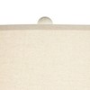Possini Euro Design Elita Mid Century Modern Coastal 64 1/2" Tall Standing Floor Lamp Foot Switch Natural Hammered Pattern Living Room Bedroom House - 3 of 4