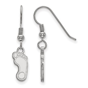 Black Bow Jewelry Sterling Silver North Carolina Tar Heels NCAA Dangle Earrings - 1 of 3