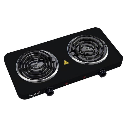 Proctor Silex Single Burner 5.5 in. Stainless Steel Black Hot