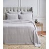 EY Essentials 26" x 26" Torin Pearl Grey Cotton Euro Sham - Machine Washable - 2 of 2