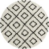 Unique Loom Trellis Shag Ruth Trellis Indoor Woven Area Rug - 2 of 4