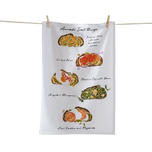 tagltd Avocado Toast Recipe Dishtowel - 1 of 2
