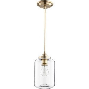 Quorum Lighting 1 - Light Pendant in  Aged Brass - 1 of 1