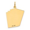 Black Bow Jewelry 14k Yellow Gold and Enamel Royal Flush Playing Cards Charm - 3 of 4